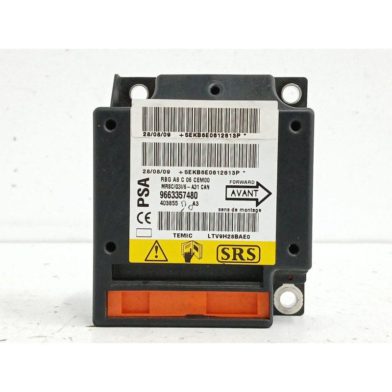Recambio de centralita airbag para citroën c3 i (fc_, fn_) 1.4 hdi referencia OEM IAM 9663357480  