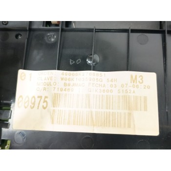 Recambio de pantalla multifuncion para seat ibiza ii (6k1) 1.9 sdi referencia OEM IAM 6K1035905G  