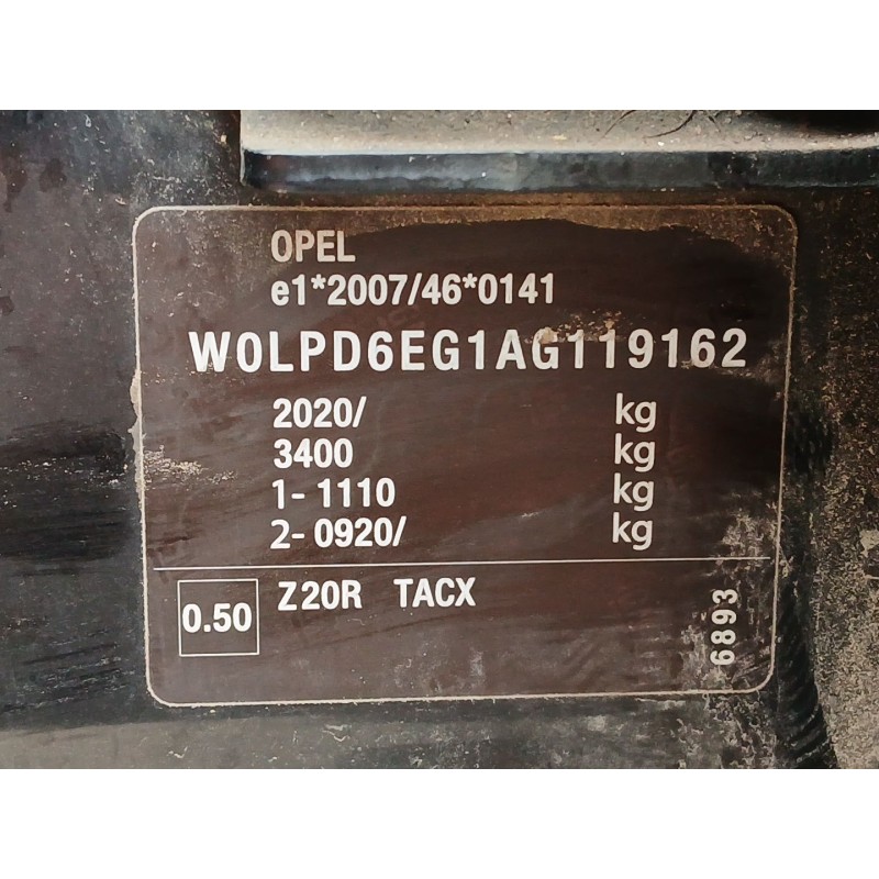 OPEL ASTRA J (P10) 2010