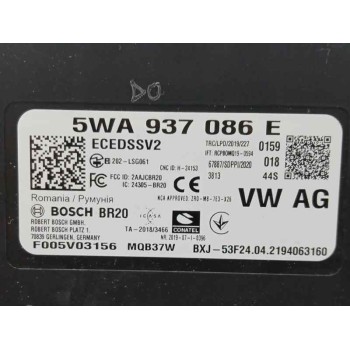 Recambio de modulo electronico para seat leon sportstourer (kl8, kld) 2.0 tdi referencia OEM IAM 5WA937086E CONTROL RED DE A BOR