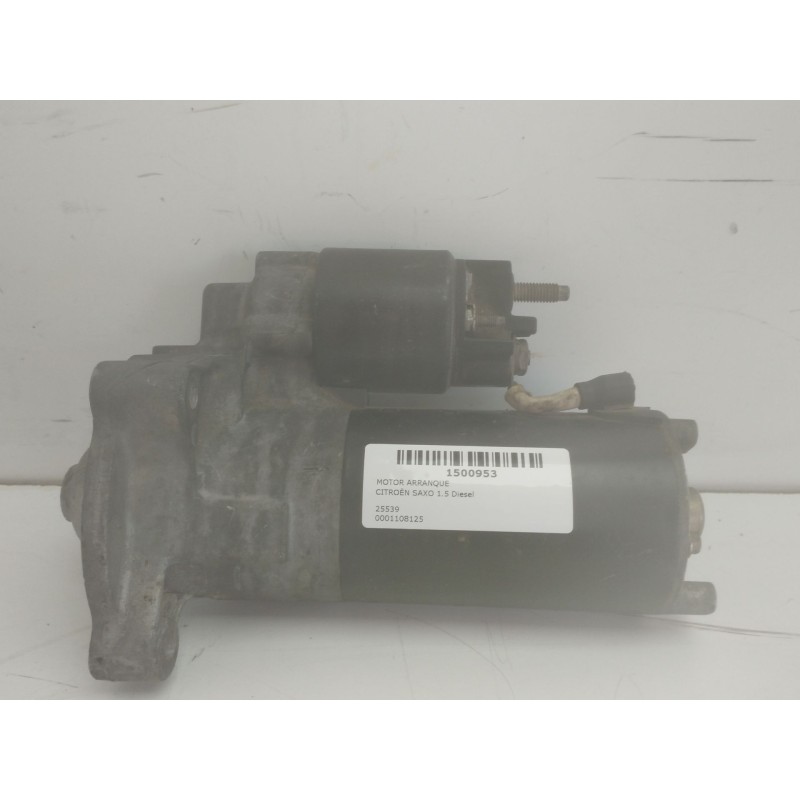Recambio de motor arranque para citroën saxo 1.5 diesel referencia OEM IAM 0001108125  