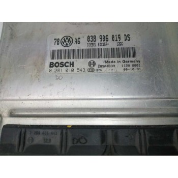 Recambio de centralita motor uce para volkswagen passat berlina (3b3) highline referencia OEM IAM 038906019DS 0281010543 