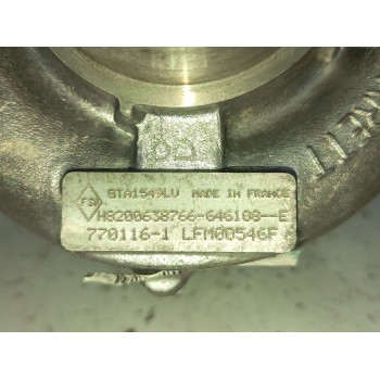 Recambio de turbocompresor para renault laguna iii grandtour (kt0/1) 2.0 dci (kt01, kt08, kt09, kt0k, kt12, kt1d, kt1w) referenc