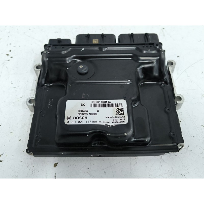 Recambio de centralita motor uce para renault clio v (b7_) 1.5 blue dci 100 (b7ad) referencia OEM IAM 237109279S  