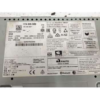 Recambio de pantalla multifuncion para volkswagen polo vi (aw1, bz1, ae1) 1.0 referencia OEM IAM 17A035869  