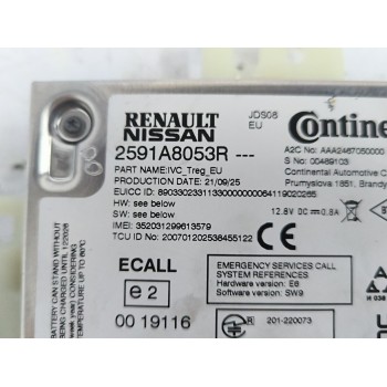Recambio de modulo electronico para renault clio v (b7_) 1.5 blue dci 100 (b7ad) referencia OEM IAM 2591A8053R AAA2467050000 
