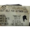 Recambio de cinturon seguridad trasero izquierdo para mazda 6 lim. (gh) 2.2 de 129cv active (4 ptas.) referencia OEM IAM T86314T