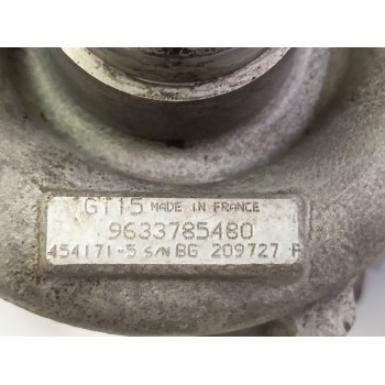 Recambio de turbocompresor para citroën xsara berlina 1.9 turbodiesel referencia OEM IAM 9633785480  