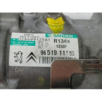 Recambio de compresor aire acondicionado para peugeot 307 cc (3b) 2.0 hdi 135 referencia OEM IAM 9651911180  