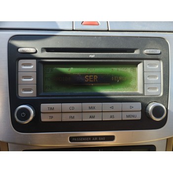 Recambio de sistema audio / radio cd para volkswagen passat b6 (3c2) 2.0 tdi 16v referencia OEM IAM   