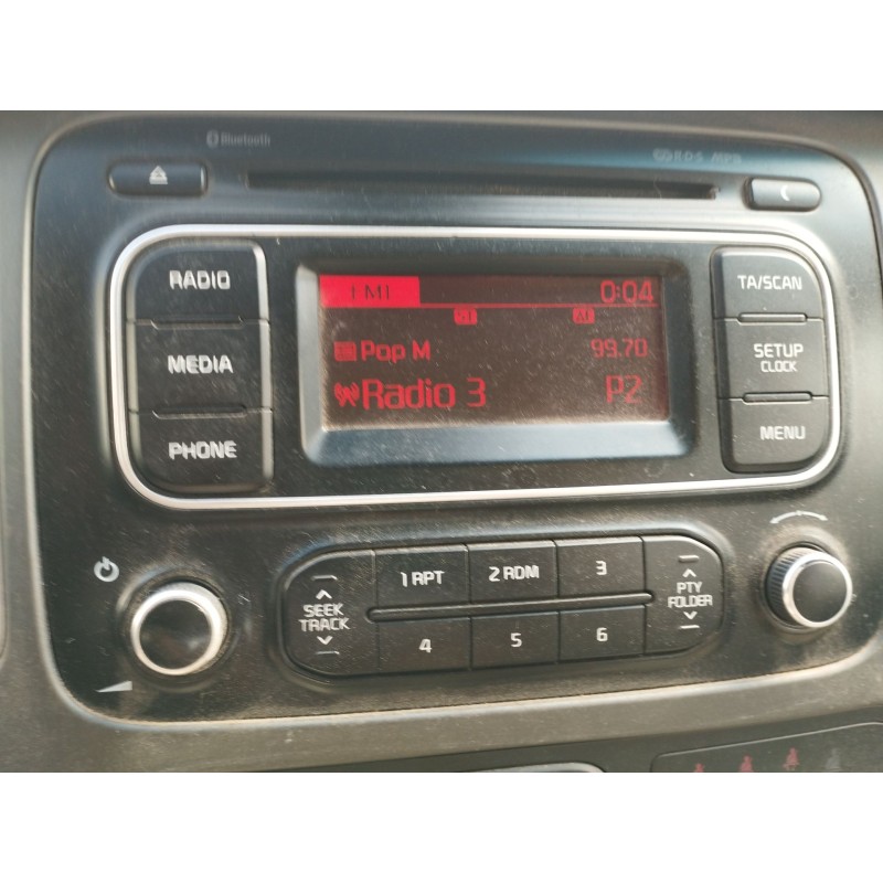 Recambio de sistema audio / radio cd para kia carens iv 1.7 crdi referencia OEM IAM   