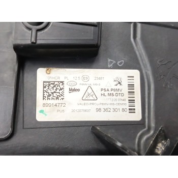 Recambio de faro derecho para peugeot 3008 ii suv (mc_, mr_, mj_, m4_) 1.5 bluehdi 130 referencia OEM IAM 9836230180 89914772 