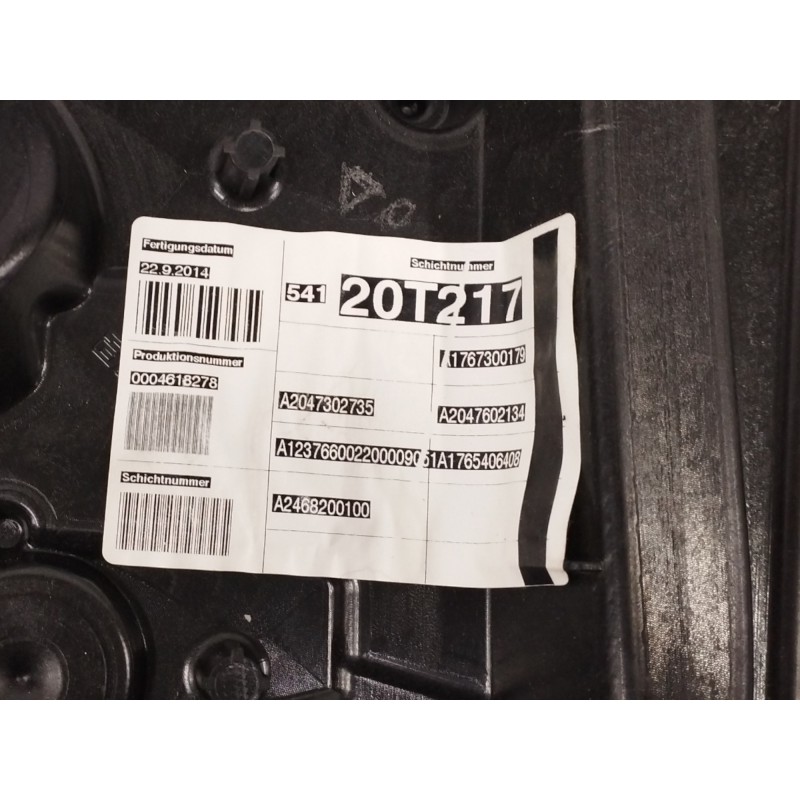 ELEVALUNAS TRASERO IZQUIERDO SIN MOTOR