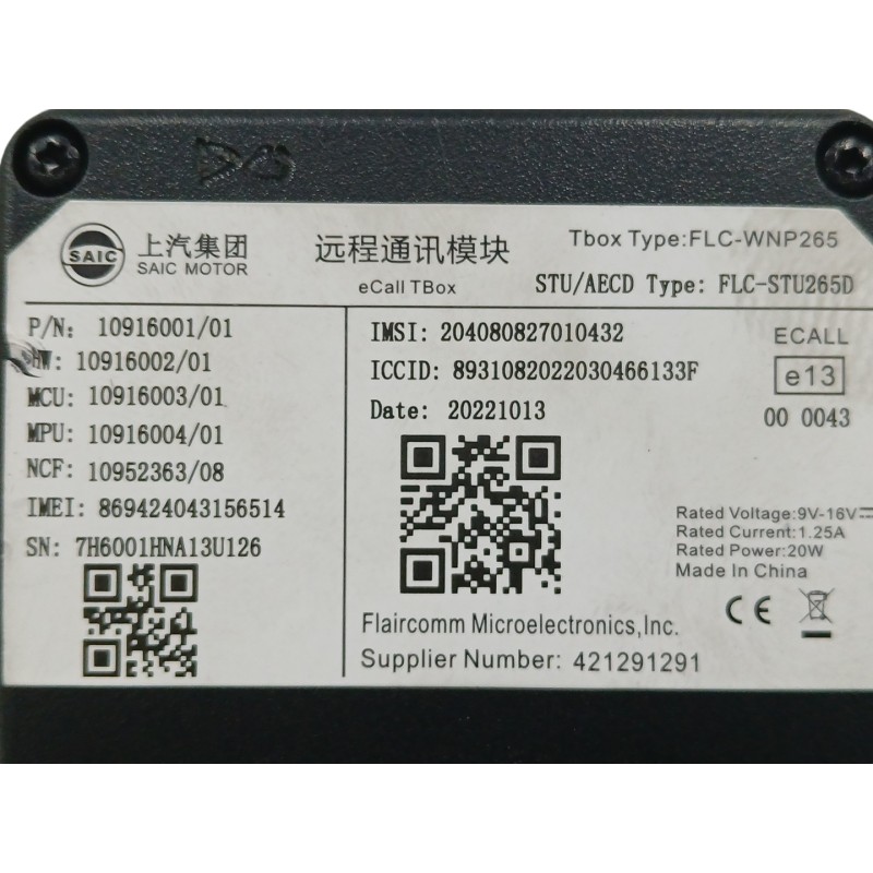 MODULO ELECTRONICO 421291291