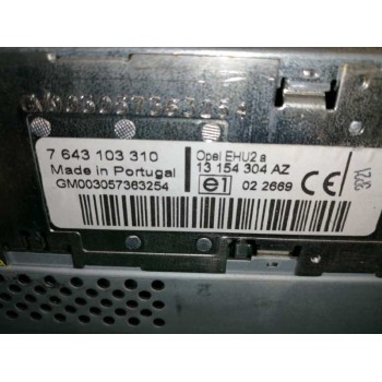 Recambio de sistema audio / radio cd para opel zafira b enjoy referencia OEM IAM 13154304 7643103310 