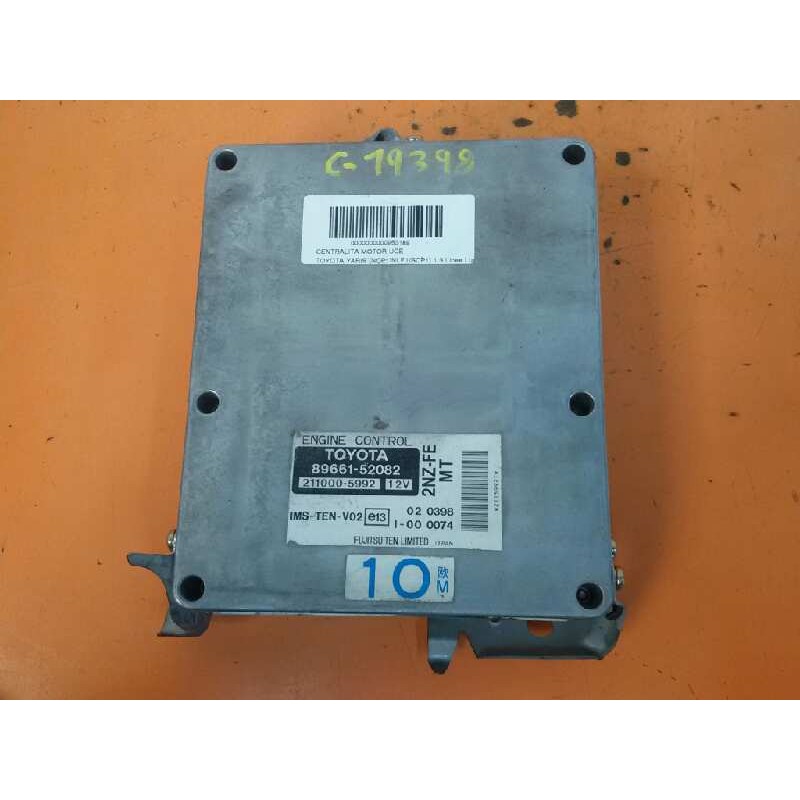 Recambio de centralita motor uce para toyota yaris (_p1_) 1.3 (ncp10_, scp12_) referencia OEM IAM 8966152082 2110005992 