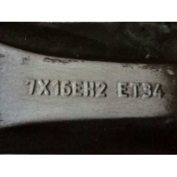 Recambio de llanta para bmw serie 1 berlina (e81/e87) 118d referencia OEM IAM RD345 7X16EH2ET34 RD345BBS