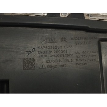 Recambio de piloto delantero derecho para citroën c4 picasso 1.6 blue-hdi fap referencia OEM IAM 9676036280  