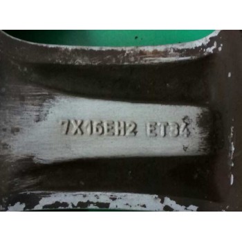 Recambio de llanta para bmw serie 1 berlina (e81/e87) 118d referencia OEM IAM RD345 7X16EH2ET34 RD345BBS