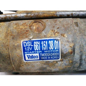 Recambio de motor arranque para ssangyong actyon 2.0 td cat referencia OEM IAM 6611513801 TM000A34001 