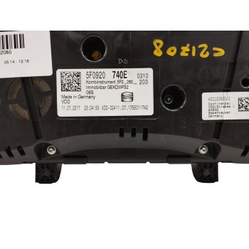 Recambio de cuadro instrumentos para seat leon (5f1) 1.4 16v tsi referencia OEM IAM 5F0920740E A2C12362000 
