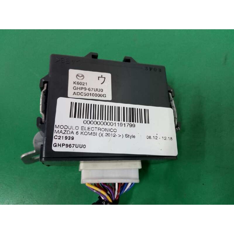 Recambio de modulo electronico para mazda 6 kombi ()(.2012) style referencia OEM IAM GHP967UU0 ADC5010000G 