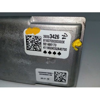 Recambio de modulo electronico para opel astra k lim. 5türig 1.6 cdti dpf referencia OEM IAM 39093426 CAMARA FRONTAL 551486173