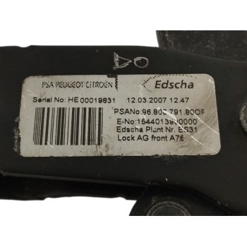 Recambio de bisagra puerta para peugeot 207 cc 1.6 16v referencia OEM IAM 9680079180 GANCHO DE TECHO PARA CAPOTA 