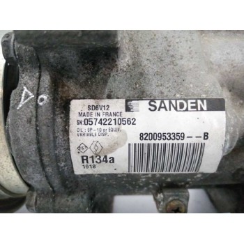 Recambio de compresor aire acondicionado para renault kangoo 1.5 dci diesel fap referencia OEM IAM 8200953359B SD6V12 