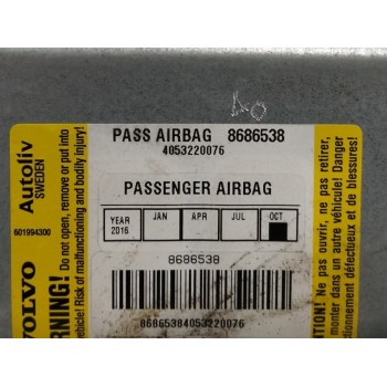 Recambio de airbag delantero derecho para volvo xc70 2.4 diesel cat referencia OEM IAM 8686538  