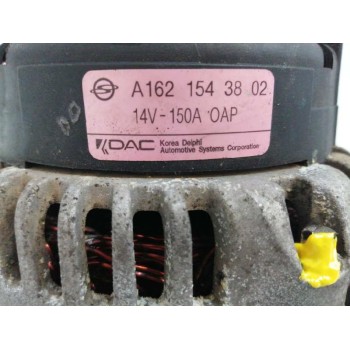 Recambio de alternador para ssangyong rodius 2.7 turbodiesel cat referencia OEM IAM A1621543802 150A 