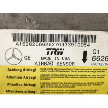 Recambio de centralita airbag para mercedes-benz clase a (w169) a 200 cdi (169.308) referencia OEM IAM A1698206626  