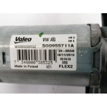 Recambio de motor limpia trasero para volkswagen touran (5t1) 1.6 16v tdi dpf referencia OEM IAM 5G0955711A W000038532 