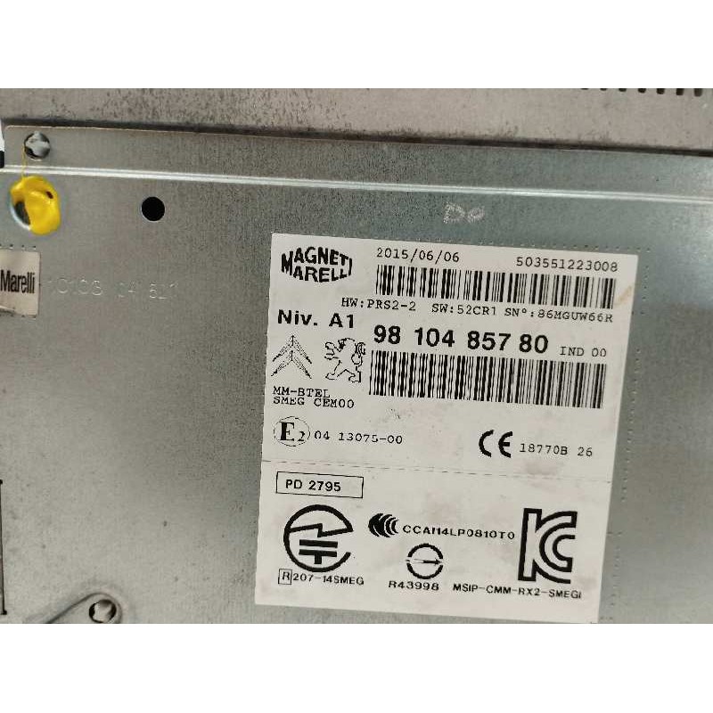 SISTEMA AUDIO / RADIO CD