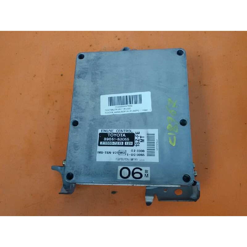 Recambio de centralita motor uce para toyota yaris (_p1_) 1.0 (scp10_) referencia OEM IAM 8966152075 2110007215 