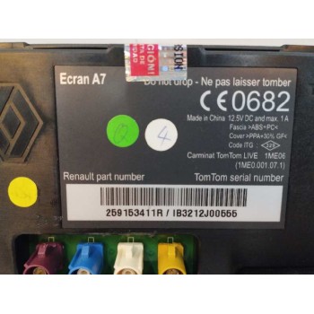 Recambio de sistema navegacion gps para renault megane iii berlina 5 p 1.6 dci diesel fap referencia OEM IAM 259153411R  