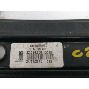Recambio de elevalunas trasero izquierdo para volkswagen touran (5t1) 1.6 16v tdi dpf referencia OEM IAM 5TA839461 5Q0959811A 