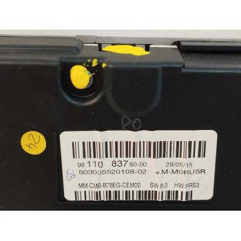 Recambio de cuadro instrumentos para citroën c4 picasso 1.6 blue-hdi fap referencia OEM IAM 9811083780  