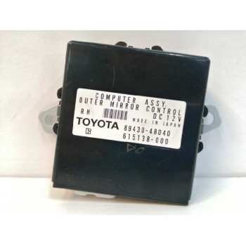 Recambio de modulo electronico para lexus rx 3.3 v6 24v cat referencia OEM IAM 8943048040 615138000 