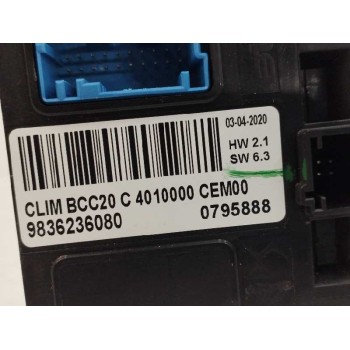 Recambio de modulo electronico para peugeot 208 (p2) 1.5 blue-hdi fap referencia OEM IAM 9836236080  