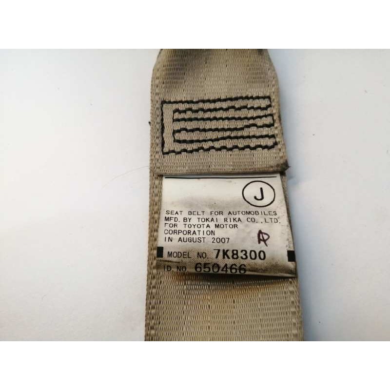 CINTURON SEGURIDAD TRASERO IZQUIERDO