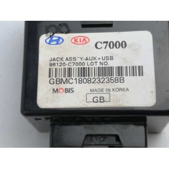 Recambio de modulo electronico para hyundai i20 ii (gb, ib) 1.0 t-gdi referencia OEM IAM 96120C7000 CONEXION AUXILIAR JACK Y USB