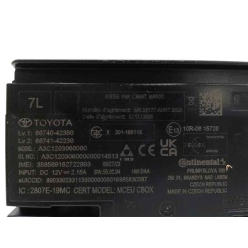 Recambio de modulo electronico para toyota bz4x (_eam1_) ev (xeam10) referencia OEM IAM 8674042380 8674142230 A3C1203060000