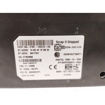 Recambio de modulo electronico para ford focus lim. 1.0 ecoboost cat referencia OEM IAM E1BT14D212HA  