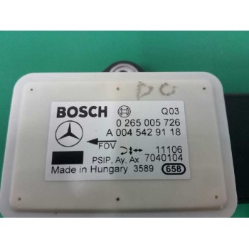 Recambio de sensor para mercedes-benz clase a (w169) a 180 cdi (169.007) referencia OEM IAM A0045429118 ESP 0265005726
