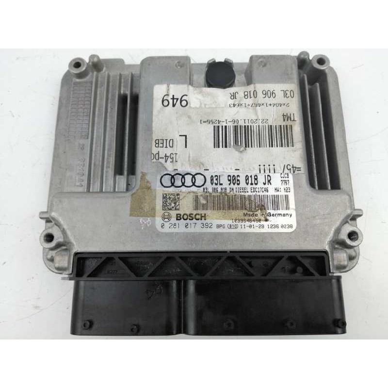 Recambio de centralita motor uce para audi a4 ber. (b8) 2.0 tdi referencia OEM IAM 03L906018JR 0281017392 