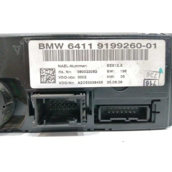 Recambio de mando climatizador para bmw serie 1 berlina (e81/e87) 2.0 turbodiesel cat referencia OEM IAM 64119199260 A2C53338455