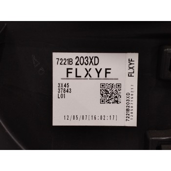 Recambio de guarnecido puerta delantera izquierda para mitsubishi asx (ga0w) 1.8 di-d cat referencia OEM IAM 7221B203XD NEGRO 