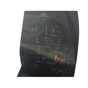 Recambio de cinturon seguridad trasero izquierdo para mg zs suv (azs1) 1.0 t-gdi referencia OEM IAM 10242536  