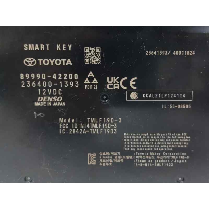 MODULO ELECTRONICO UNIDAD DE CONTROL SIN LLAVE 2364001393